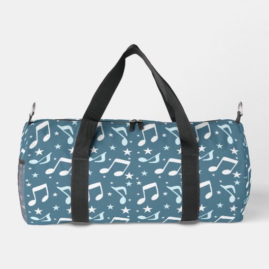 Ozean der gemusterten Musik Duffle Bag (Rückseite)