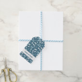 Ozean der gemusterten Musik Geschenkanhänger (Mit Garn)