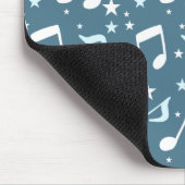 Ozean der gemusterten Musik Mousepad (Ecke)