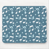 Ozean der gemusterten Musik Mousepad (Vorne)
