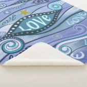 Ozean der Liebe Sherpa Blanket Sherpadecke (3/4)