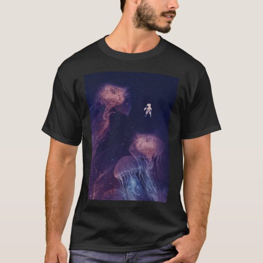 Ozean des Weltraums T-Shirt (Vorderseite)
