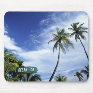 Ozean Drive Verkehrsschild, Südstrand, Miami, Mousepad