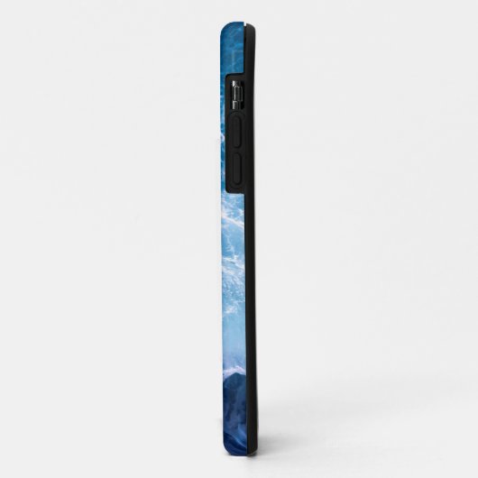 Ozean - Dunkle blaue Waves Case-Mate iPhone Hülle (Hinten/Links)