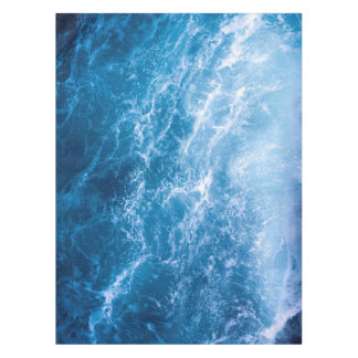 Ozean - Dunkle blaue Waves Tischdecke