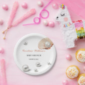 Ozean eine kleine Perle unter der Babydusche des M Pappteller (Party)