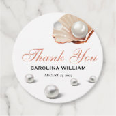 Ozean eine kleine Perle unter der Babydusche Geschenkanhänger (Vorderseite)