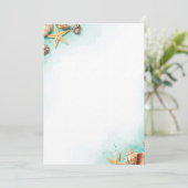 Ozean Einladung (Stehend Vorderseite)