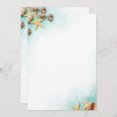 Ozean Einladung (Vorne/Hinten)