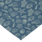 Ozean-Einwohner-Muster 2 Tischdecke (Schrägansicht)
