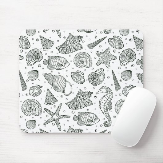 Ozean-Einwohner-Muster 3 Mousepad (Mit Mouse)
