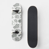 Ozean-Einwohner-Muster 3 Skateboard (Vorderseite)