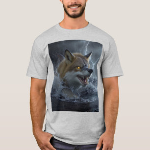 Ozean-Ember-Fuchs-Hai   Mythische Meereskreatur T-Shirt