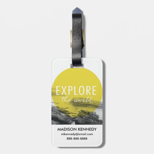 Ozean| Entdecken Sie das Weltangebot Gepäckanhänger (Rückseite vertikal)