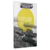 Ozean | erforschen das Weltzitat Klemmbrett (Rechts)