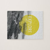 Ozean | erforschen das Weltzitat Puzzle (Horizontal)