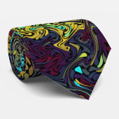 Ozean-Erforschungs-Fraktal Krawatte (Gerollt)