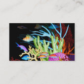Ozean färbt Visitenkarte (Rückseite)