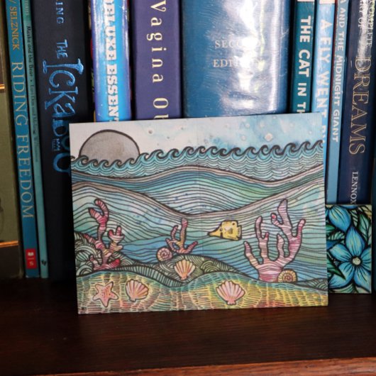 Ozean Feiertagspostkarte