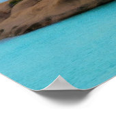 Ozean-Fels-Landschaft Poster (Ecke)
