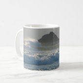 Ozean-Felsen Kaffeetasse (Vorderseite Links)
