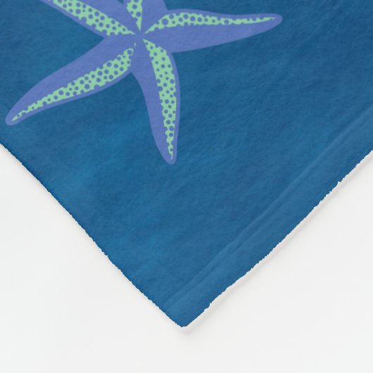 Ozean Fleecedecke (Ecke)