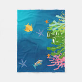 Ozean Fleecedecke (Vorderseite)