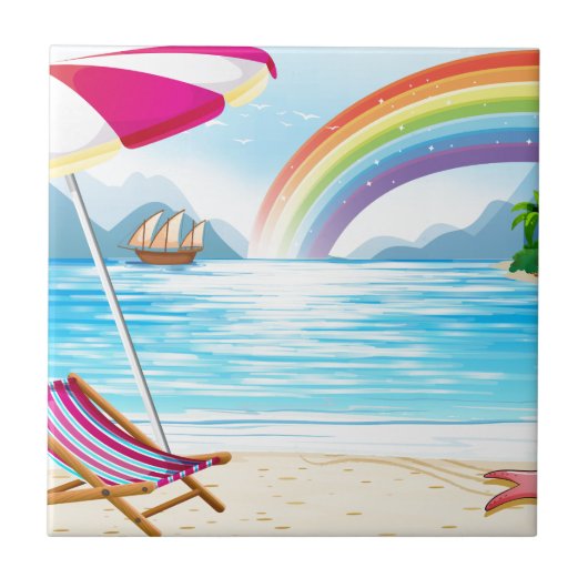 Ozean Fliese (Vorderseite)