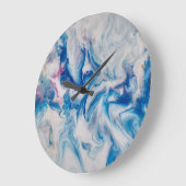 Ozean Flüstern Große Wanduhr (Winkel)