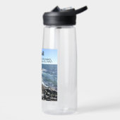 Ozean-Foto-Gott-wird-mit-dir-Bibelvers-Name Trinkflasche (Links)