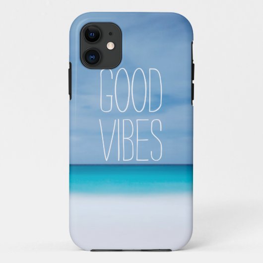 Ozean-Foto-Hipster des lustigen guten Vibes Case-Mate iPhone Hülle (Rückseite)