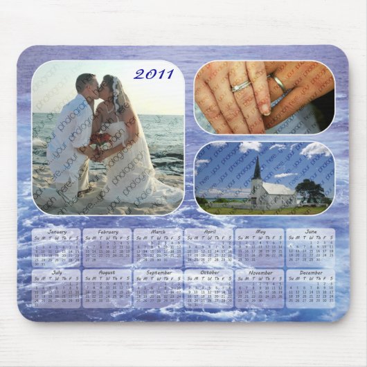 Ozean-Foto-Kalender 2011 Mousepad (Vorne)