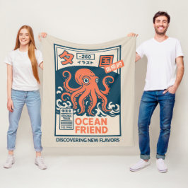 Ozean Freund Fleecedecke