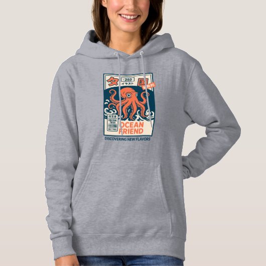 Ozean Freund Hoodie (Vorderseite)