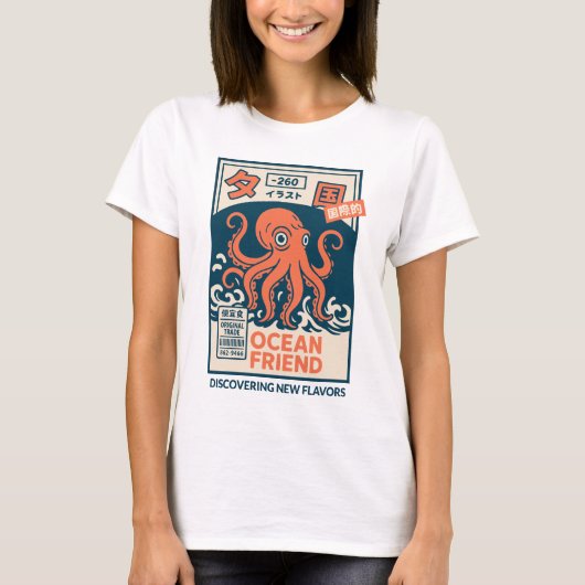 Ozean Freund T-Shirt (Vorderseite)