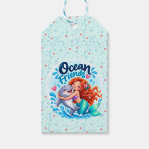 Ozean Freunde Meerjungfrau & Delfin Geschenkanhäng Geschenkanhänger