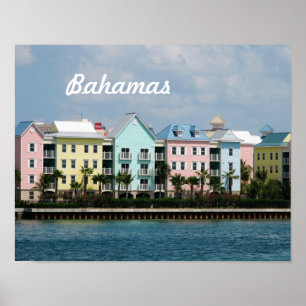 Ozean-Front Bahamas Poster
