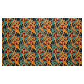 Ozean-Garnele-und-Seetang-Muster Stoff (Fat Quarter (45,7 x 55,9 cm))