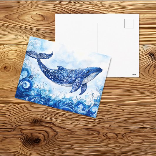 Ozean-Geist-Stammeswal Postkarte