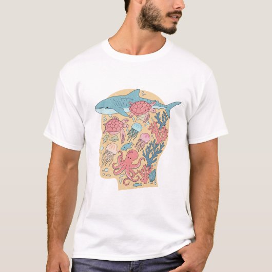 Ozean Geist T-Shirt (Vorderseite)