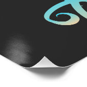 Ozean-Geist-Zeichen Poster (Ecke)