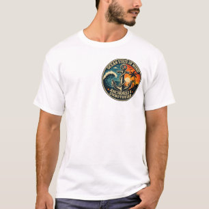 Ozean Gemütszustand Anker Vintage Sonnenuntergang  T-Shirt