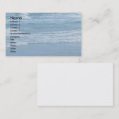 Ozean-Geschäfts-Visitenkarte Visitenkarte (Vorne/Hinten)