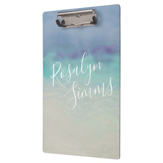 Ozean gestrichen klemmbrett (Links)