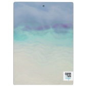 Ozean gestrichen klemmbrett (Rückseite)
