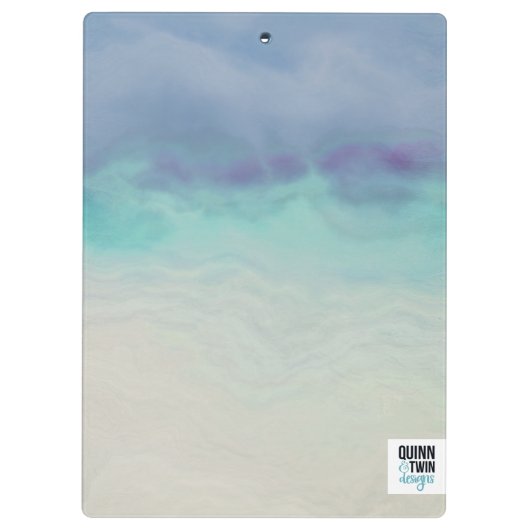 Ozean gestrichen klemmbrett (Rückseite)