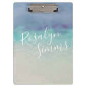 Ozean gestrichen klemmbrett (Vorderseite)