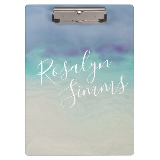 Ozean gestrichen klemmbrett (Vorderseite)