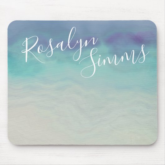 Ozean gestrichen mousepad (Vorne)