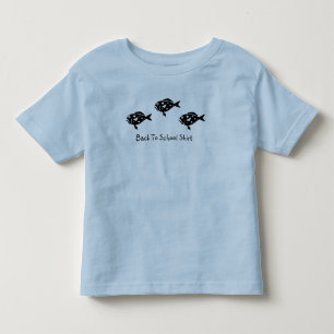 Ozean Glow_Black-on-Blue Barsch Kleinkind T-shirt